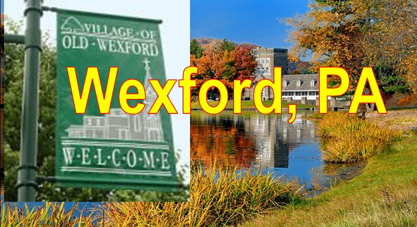 Wexford PA showing Nth Park Club  House and Blue Sky Wexford  Market Area Served